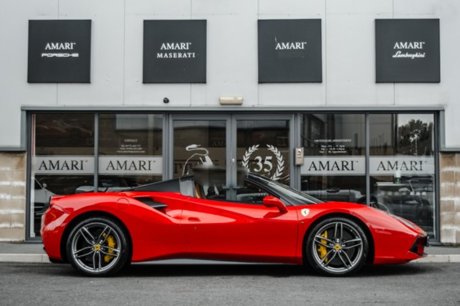 FERRARI 488 CONVERTIBLE 3.9 SPIDER 2DR SEMI AUTOMATIC