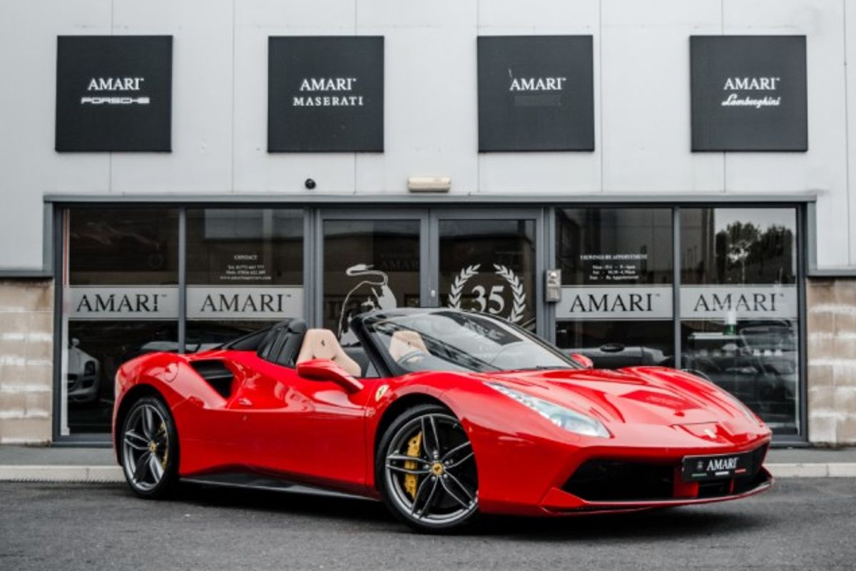 FERRARI 488 CONVERTIBLE 3.9 SPIDER 2DR SEMI AUTOMATIC