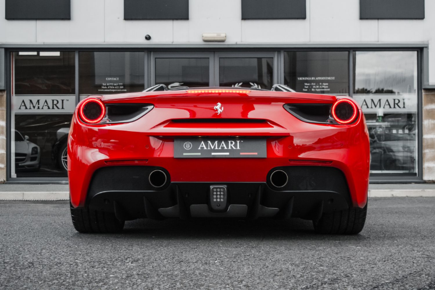 FERRARI 488 CONVERTIBLE 3.9 SPIDER 2DR SEMI AUTOMATIC