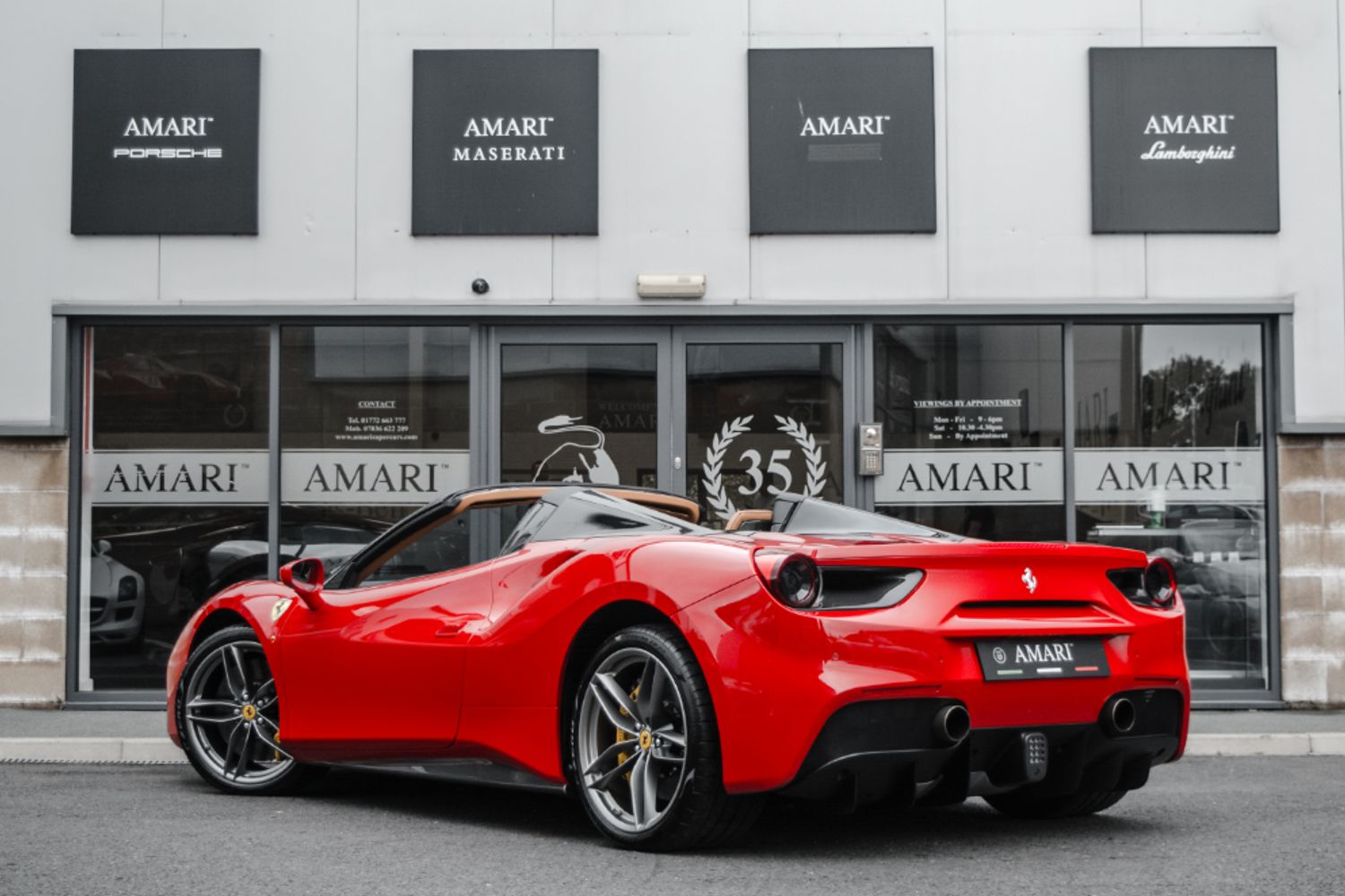 FERRARI 488 CONVERTIBLE 3.9 SPIDER 2DR SEMI AUTOMATIC