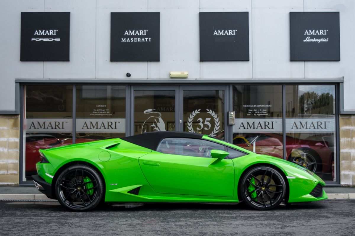 LAMBORGHINI HURACAN CONVERTIBLE 5.2 LP 610-4 SPYDER 2DR SEMI AUTOMATIC