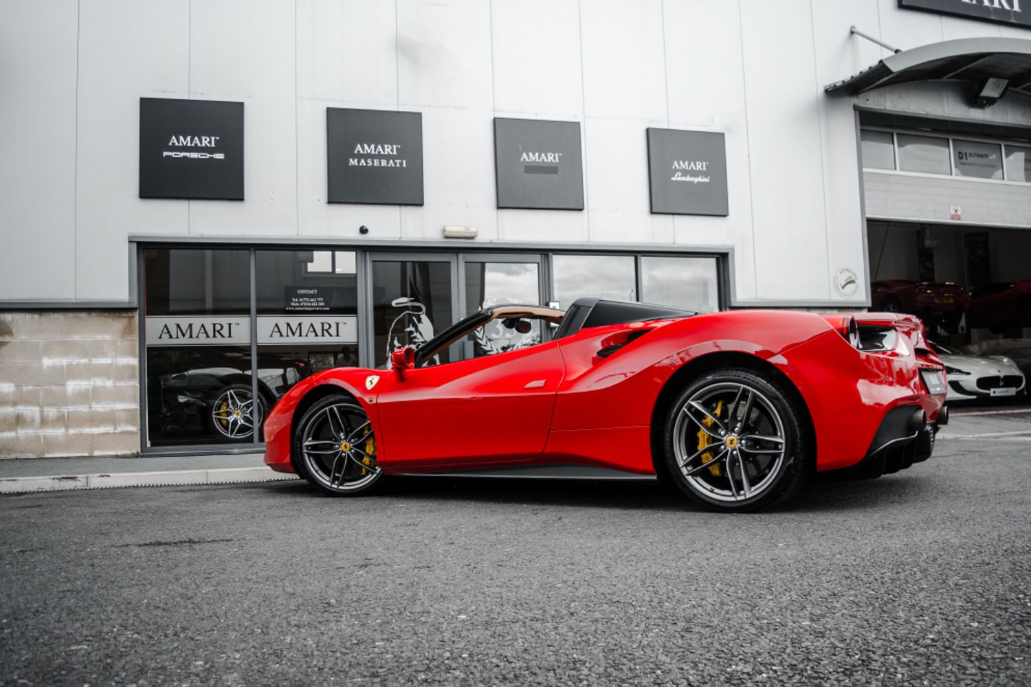 FERRARI 488 CONVERTIBLE 3.9 SPIDER 2DR SEMI AUTOMATIC