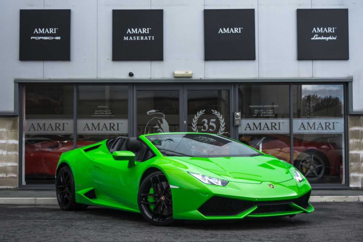 LAMBORGHINI HURACAN CONVERTIBLE 5.2 LP 610-4 SPYDER 2DR SEMI AUTOMATIC