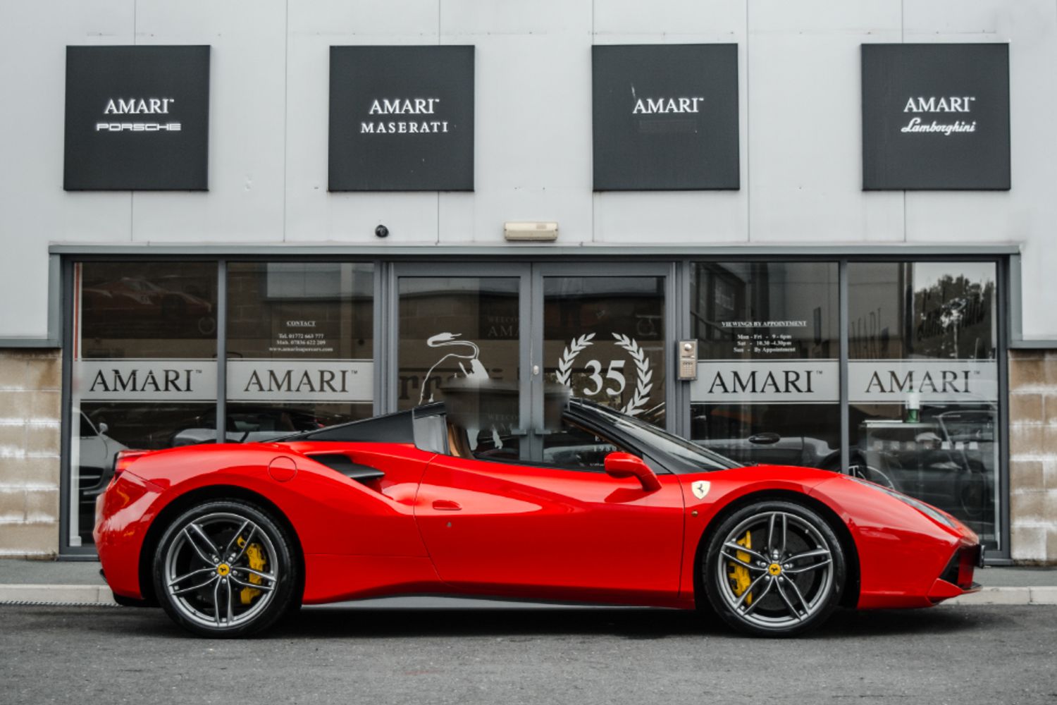 FERRARI 488 CONVERTIBLE 3.9 SPIDER 2DR SEMI AUTOMATIC