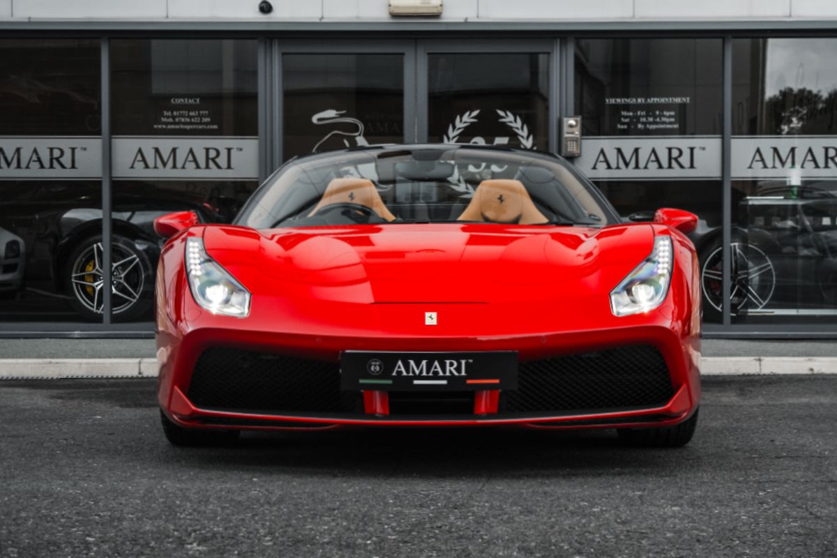 FERRARI 488 CONVERTIBLE 3.9 SPIDER 2DR SEMI AUTOMATIC