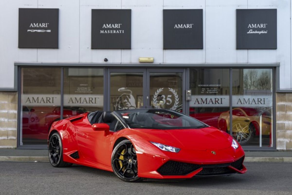 LAMBORGHINI HURACAN CONVERTIBLE 5.2 LP 610-4 SPYDER 2DR SEMI AUTOMATIC