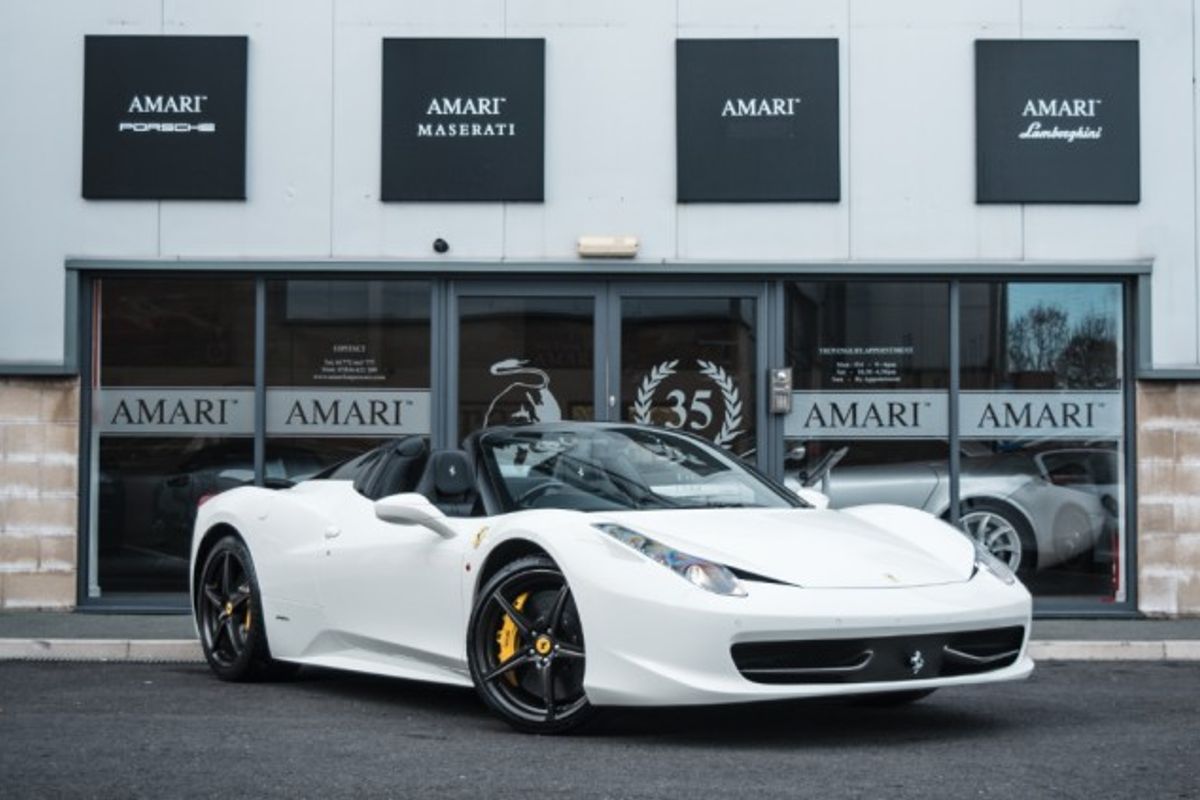 FERRARI 458 CONVERTIBLE 4.5 SPIDER DCT 2DR SEMI AUTOMATIC