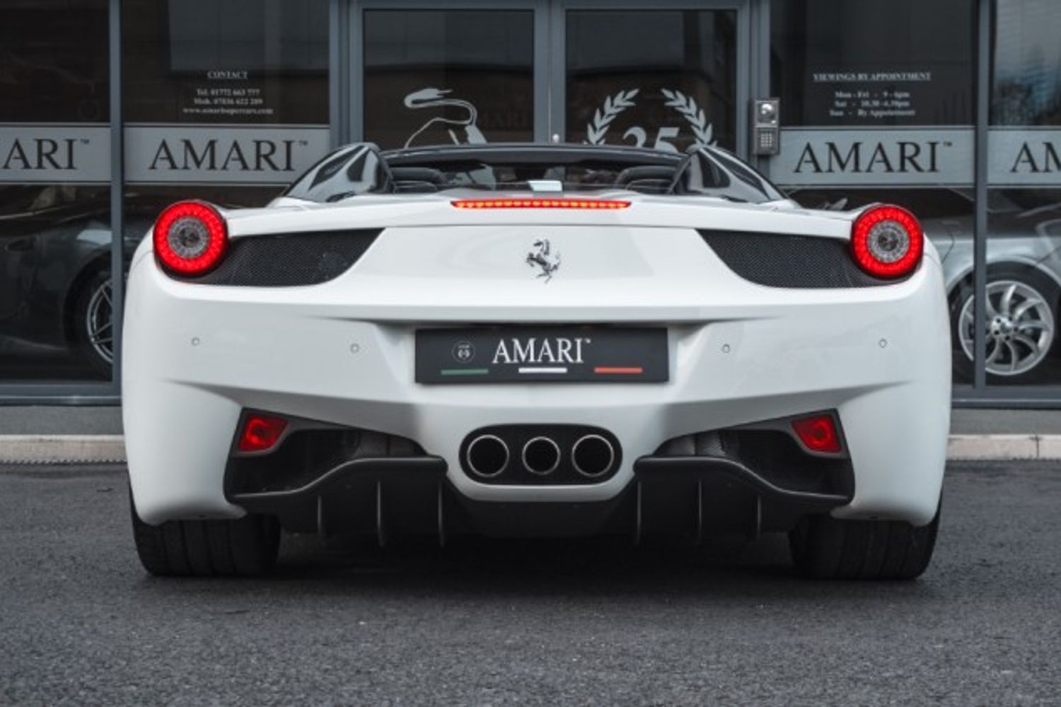 FERRARI 458 CONVERTIBLE 4.5 SPIDER DCT 2DR SEMI AUTOMATIC