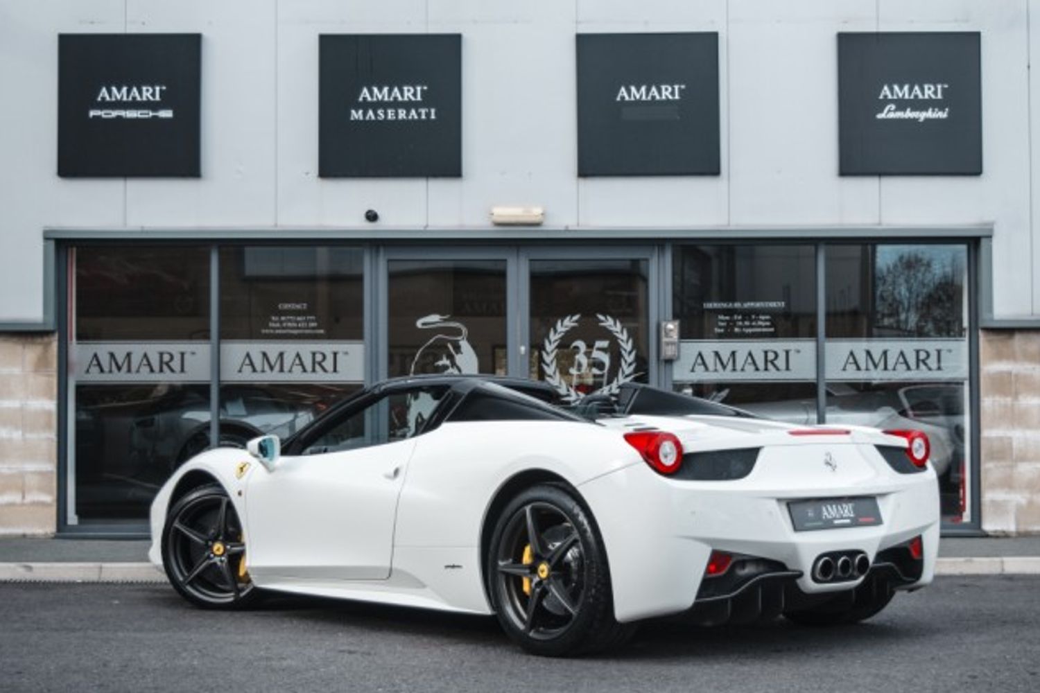 FERRARI 458 CONVERTIBLE 4.5 SPIDER DCT 2DR SEMI AUTOMATIC