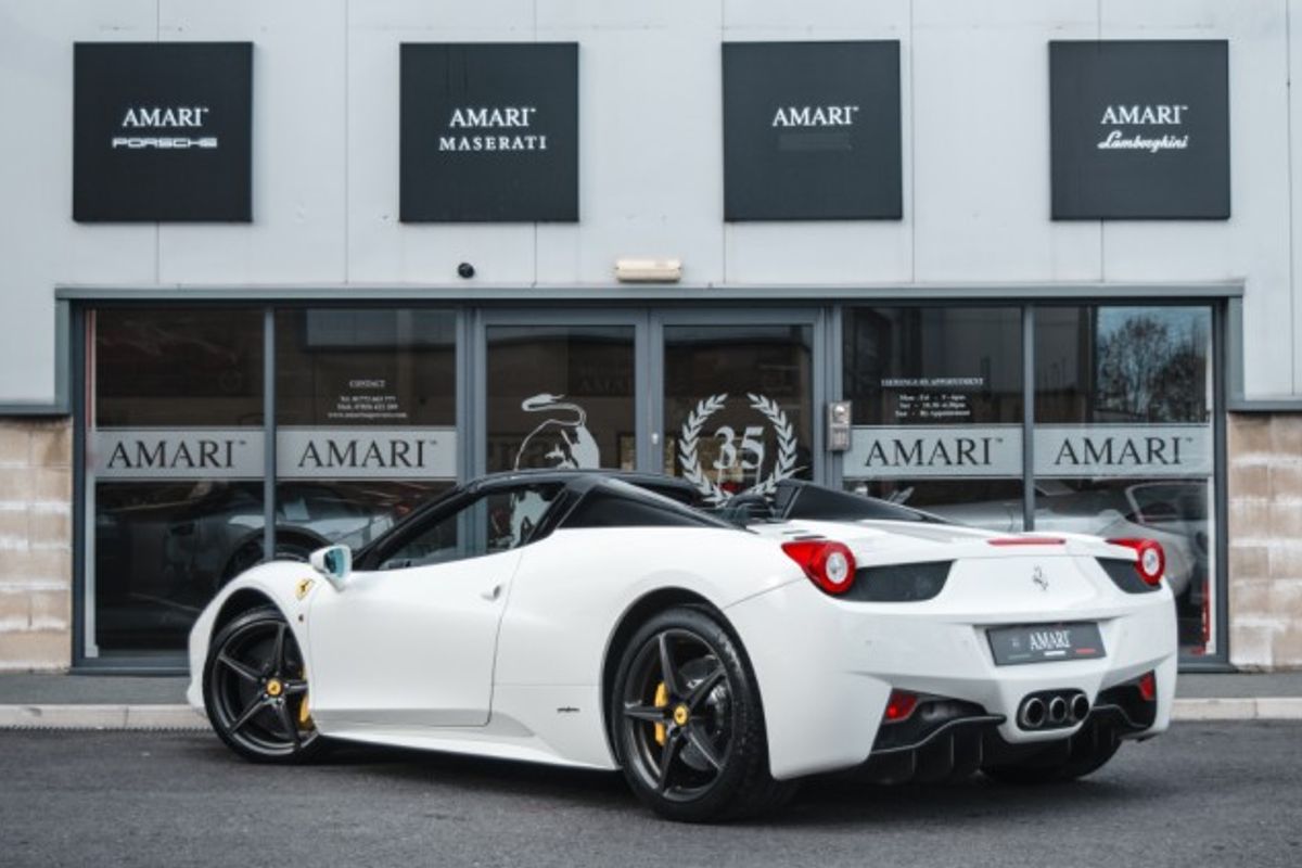 FERRARI 458 CONVERTIBLE 4.5 SPIDER DCT 2DR SEMI AUTOMATIC