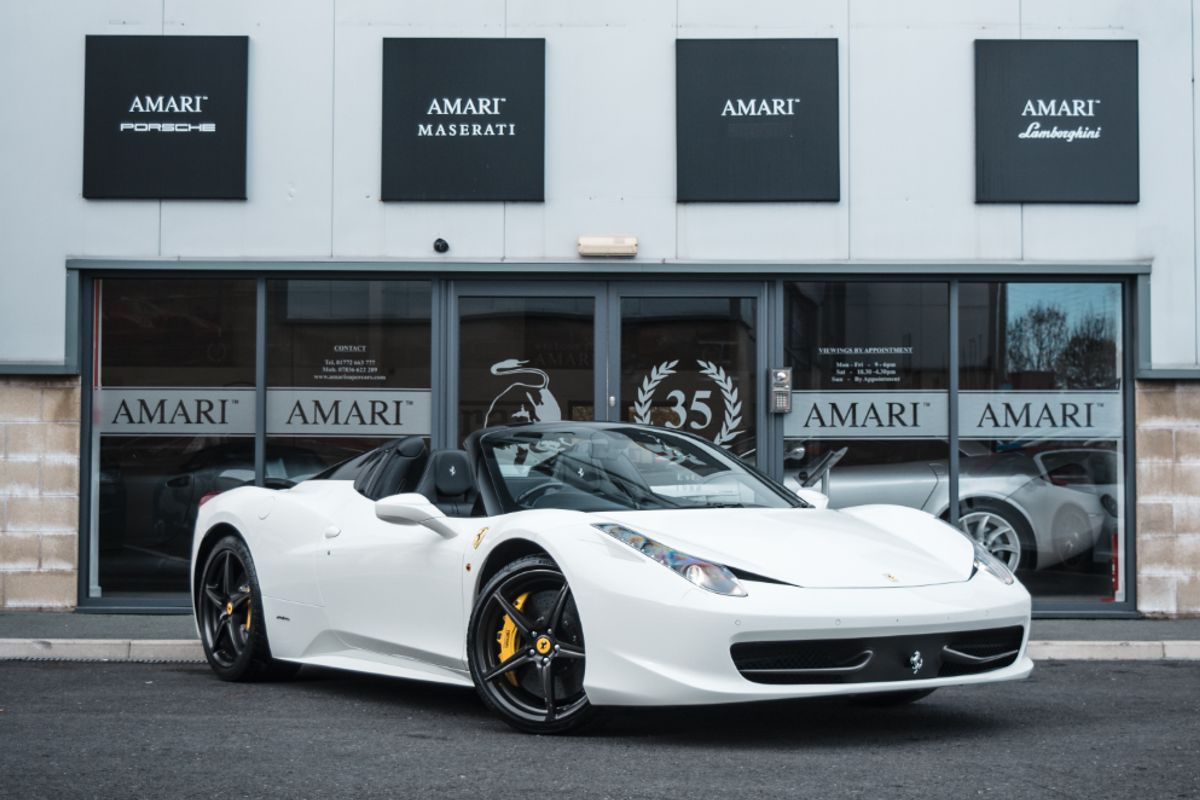 FERRARI 458 CONVERTIBLE 4.5 SPIDER DCT 2DR SEMI AUTOMATIC
