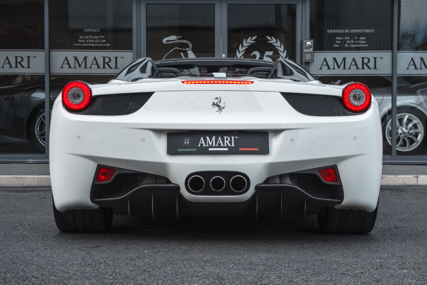 FERRARI 458 CONVERTIBLE 4.5 SPIDER DCT 2DR SEMI AUTOMATIC