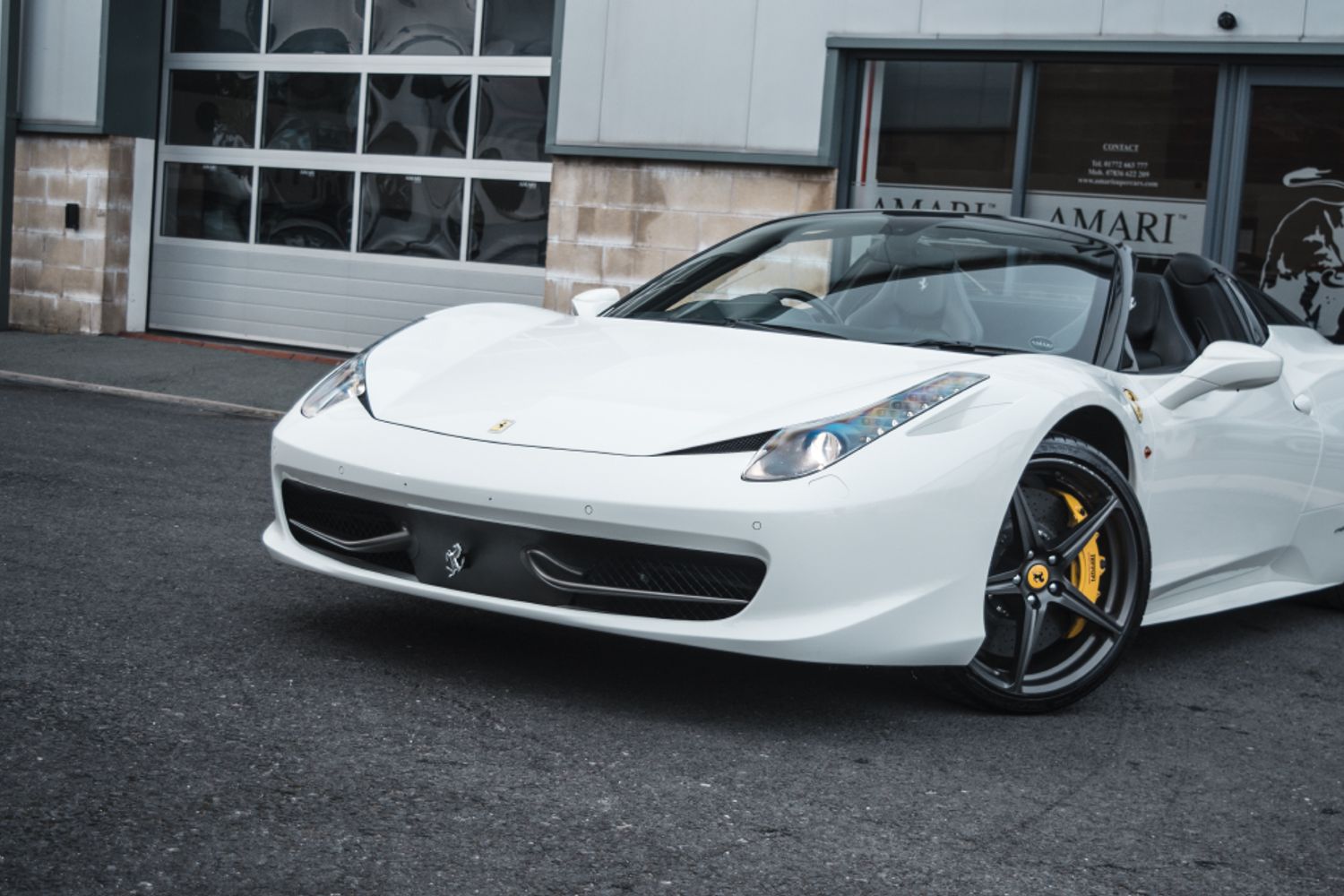 FERRARI 458 CONVERTIBLE 4.5 SPIDER DCT 2DR SEMI AUTOMATIC