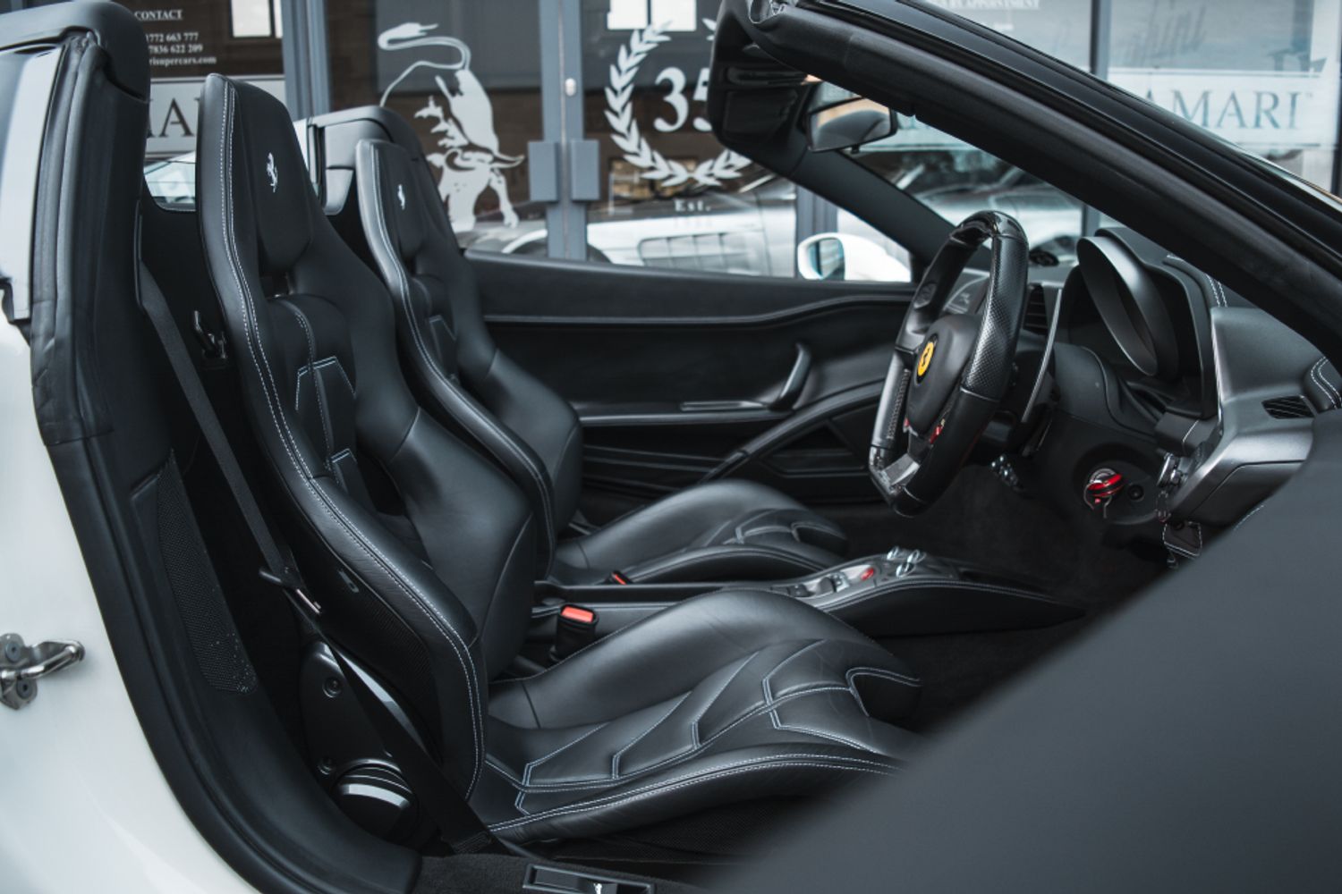 FERRARI 458 CONVERTIBLE 4.5 SPIDER DCT 2DR SEMI AUTOMATIC