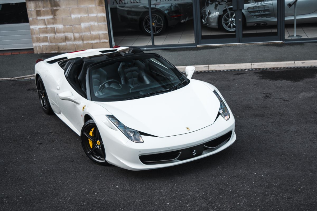 FERRARI 458 CONVERTIBLE 4.5 SPIDER DCT 2DR SEMI AUTOMATIC