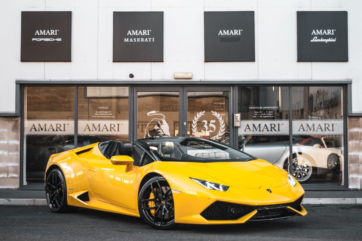 LAMBORGHINI HURACAN CONVERTIBLE 5.2 LP 610-4 SPYDER 2DR SEMI AUTOMATIC
