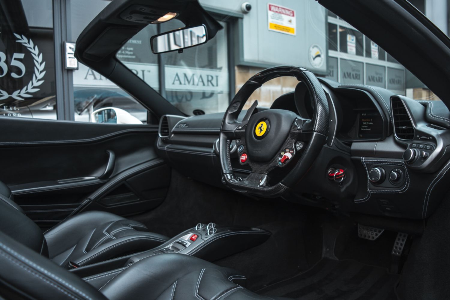 FERRARI 458 CONVERTIBLE 4.5 SPIDER DCT 2DR SEMI AUTOMATIC