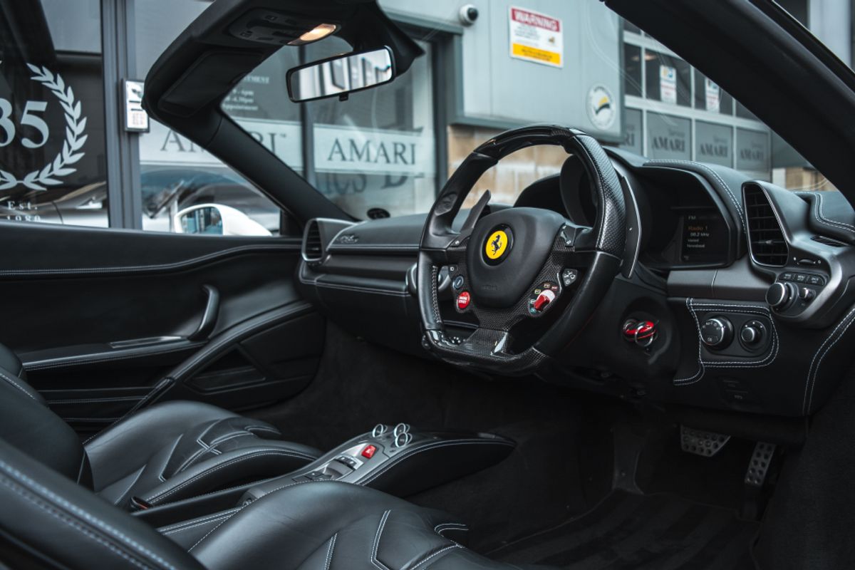 FERRARI 458 CONVERTIBLE 4.5 SPIDER DCT 2DR SEMI AUTOMATIC