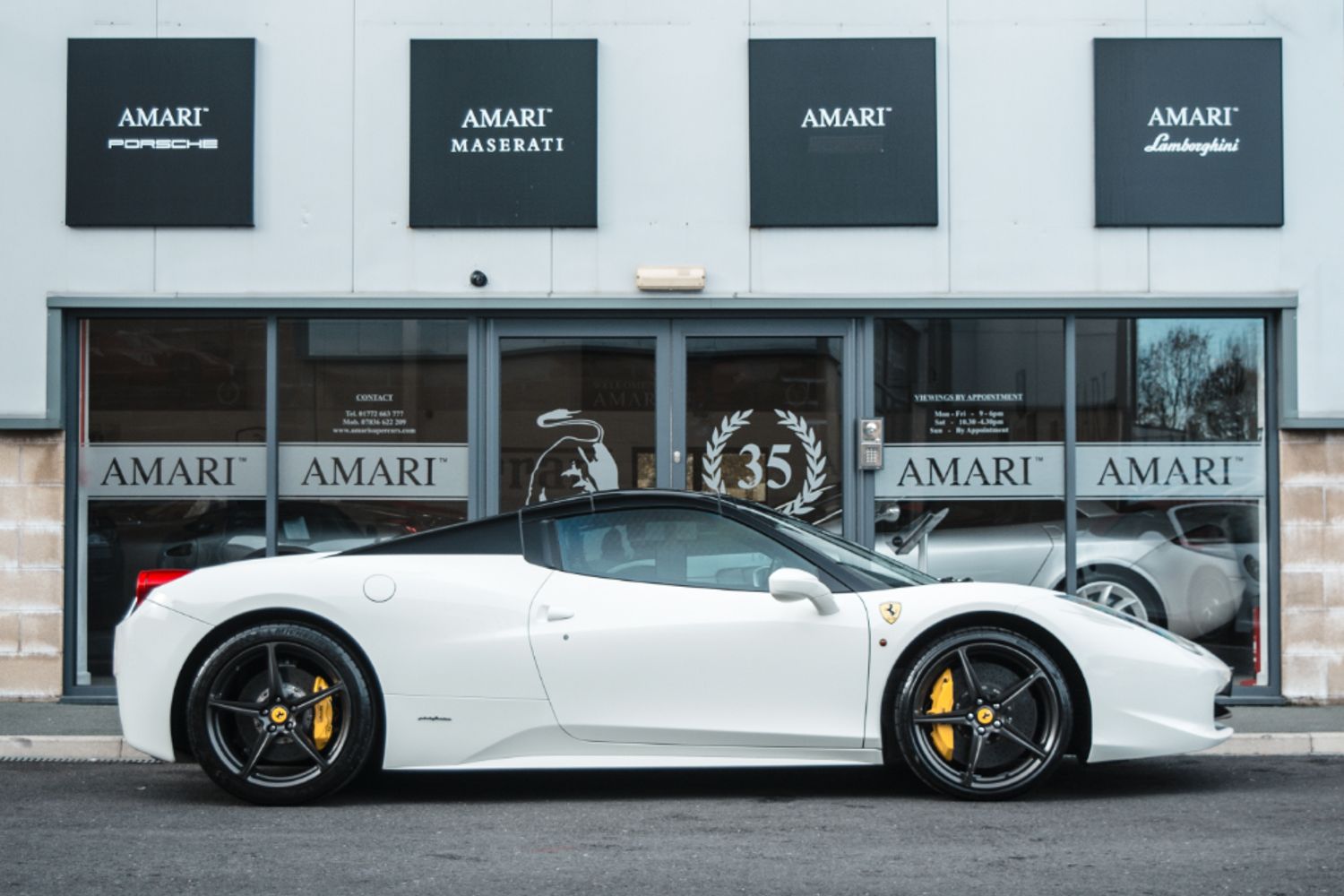 FERRARI 458 CONVERTIBLE 4.5 SPIDER DCT 2DR SEMI AUTOMATIC