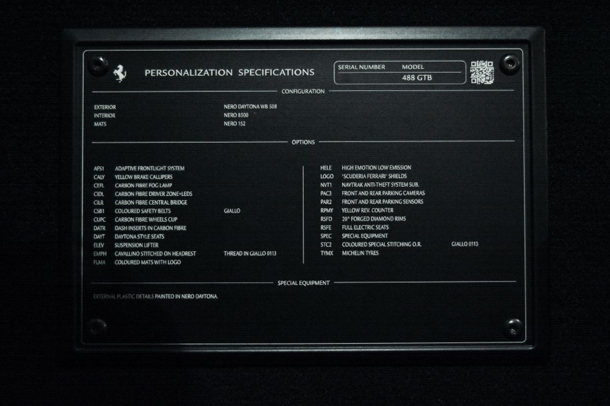 FERRARI 488 COUPE 3.9 GTB 2DR SEMI AUTOMATIC