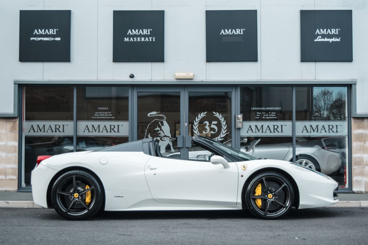 FERRARI 458 CONVERTIBLE 4.5 SPIDER DCT 2DR SEMI AUTOMATIC