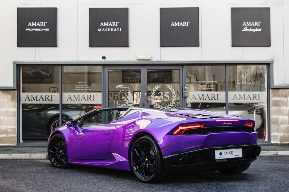 LAMBORGHINI HURACAN CONVERTIBLE 5.2 LP 610-4 SPYDER 2DR SEMI AUTOMATIC