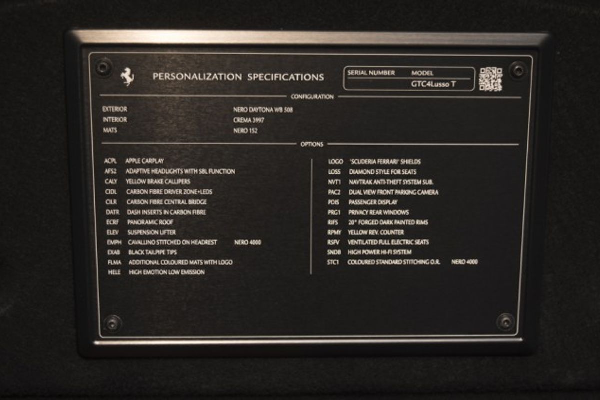 FERRARI GTC4 LUSSO T HATCHBACK 3.9 V8 3DR