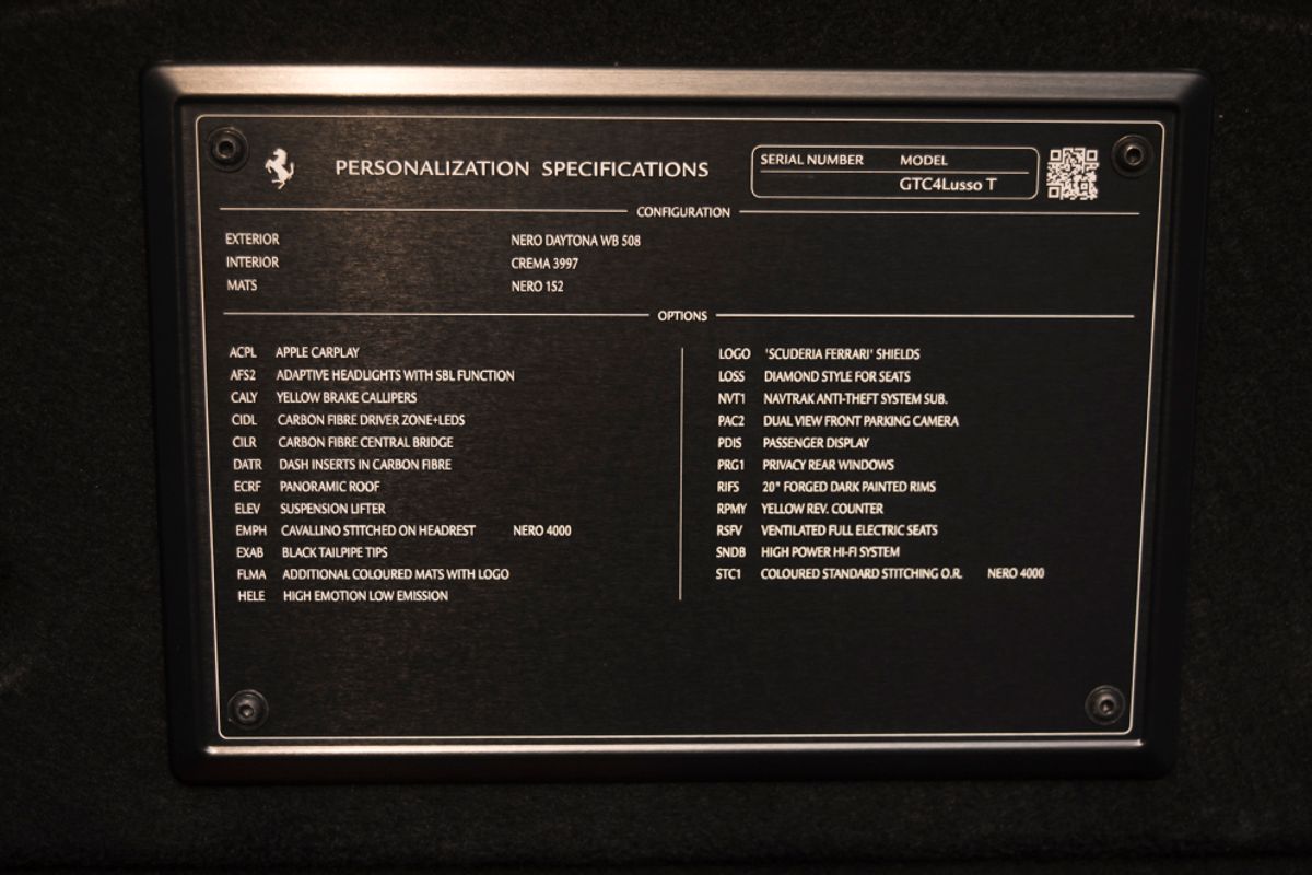 FERRARI GTC4 LUSSO T HATCHBACK 3.9 V8 3DR