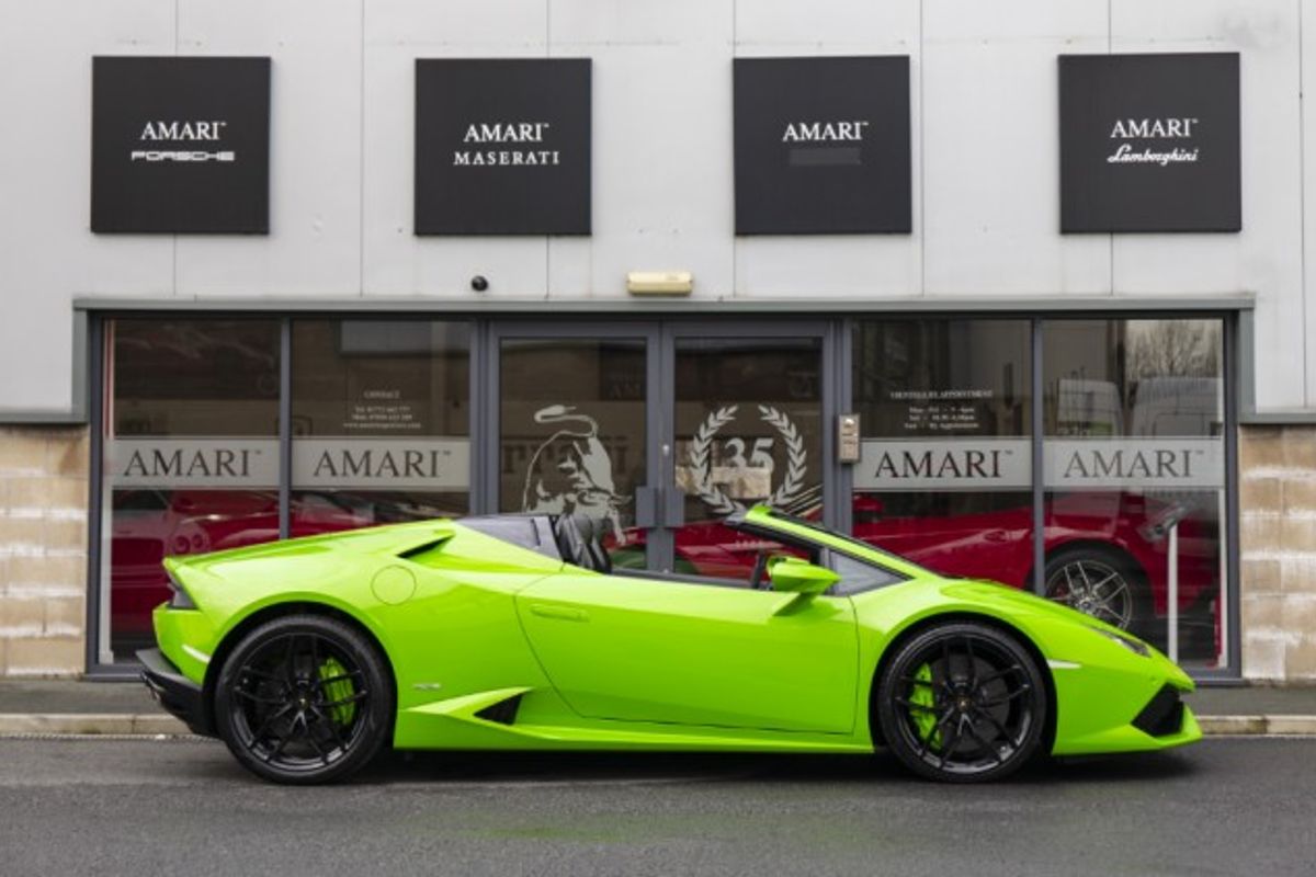 LAMBORGHINI HURACAN CONVERTIBLE 5.2 LP 610-4 SPYDER 2DR SEMI AUTOMATIC
