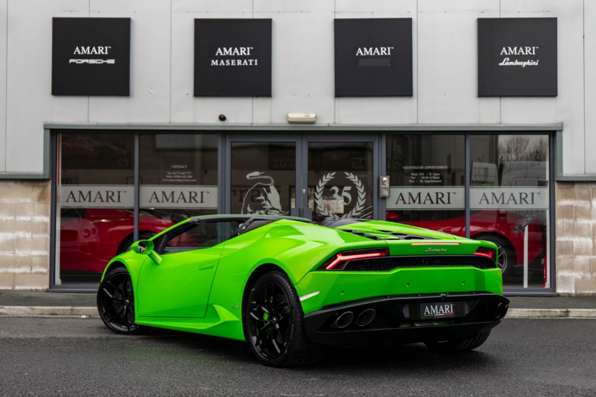 LAMBORGHINI HURACAN CONVERTIBLE 5.2 LP 610-4 SPYDER 2DR SEMI AUTOMATIC