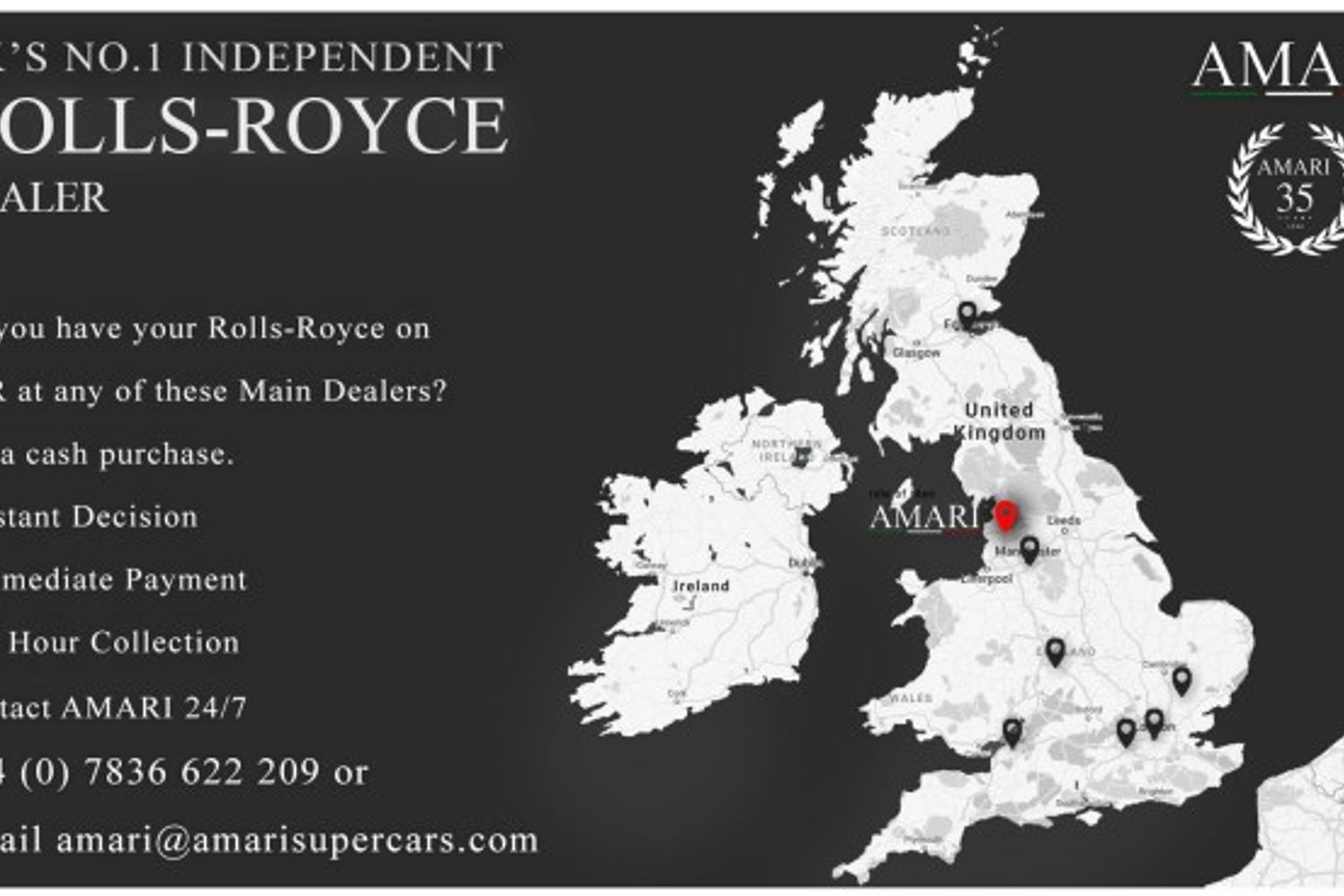 ROLLS-ROYCE GHOST SALOON 6.6 V12 SWB 4DR AUTOMATIC