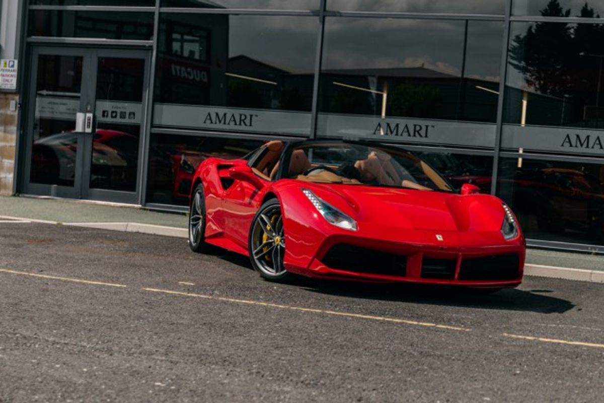FERRARI 488 CONVERTIBLE 3.9 SPIDER 2DR SEMI AUTOMATIC