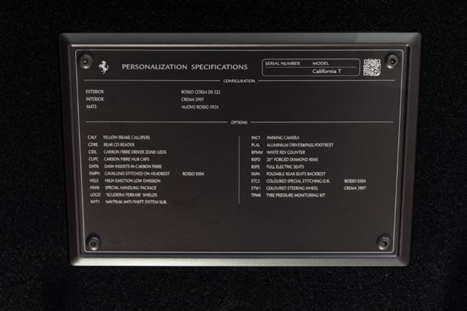 FERRARI CALIFORNIA CONVERTIBLE 3.9 DD 2DR SEMI AUTOMATIC