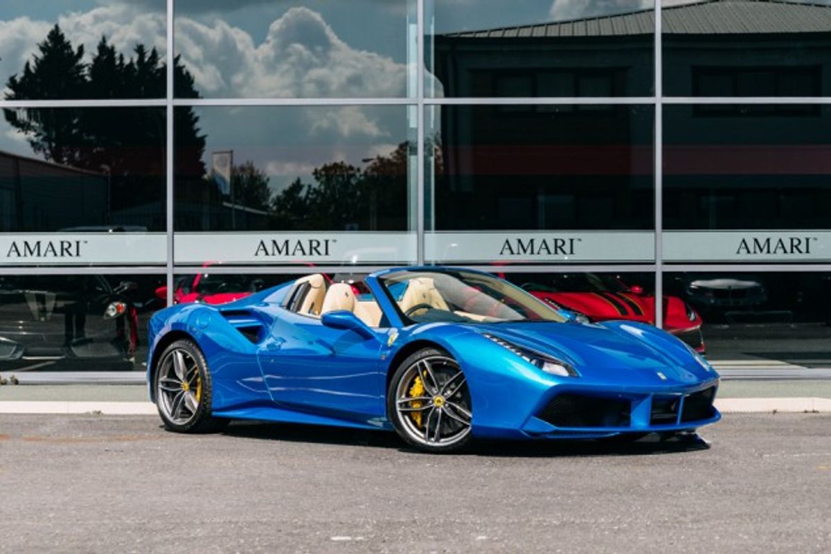 FERRARI 488 CONVERTIBLE 3.9 SPIDER 2DR SEMI AUTOMATIC