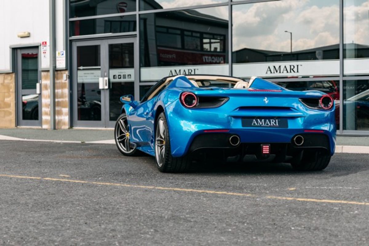 FERRARI 488 CONVERTIBLE 3.9 SPIDER 2DR SEMI AUTOMATIC
