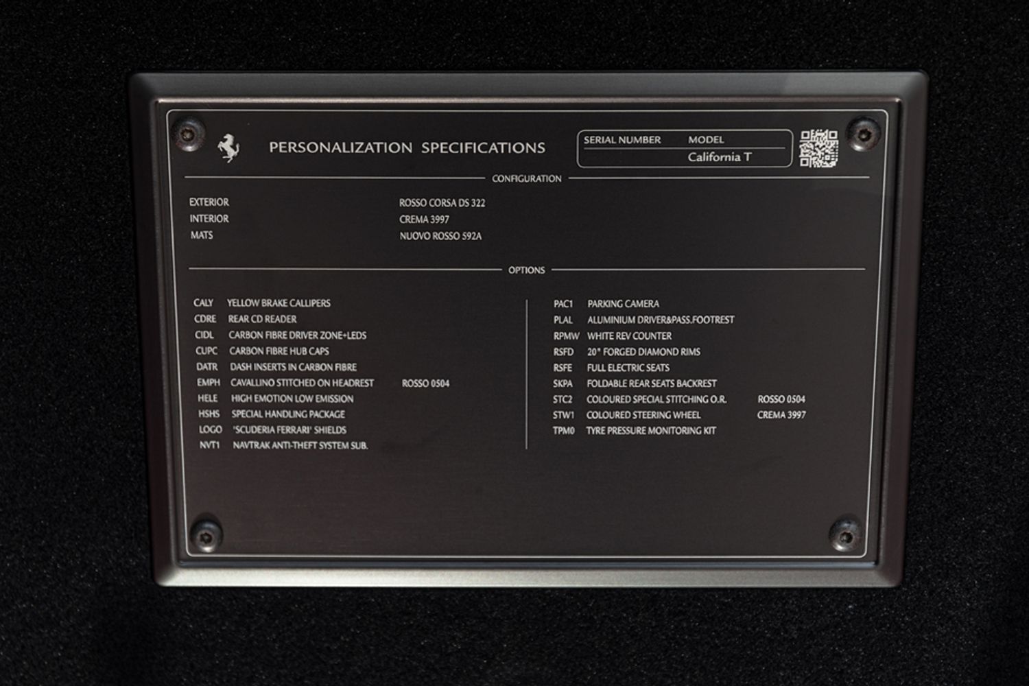 FERRARI CALIFORNIA CONVERTIBLE 3.9 DD 2DR SEMI AUTOMATIC