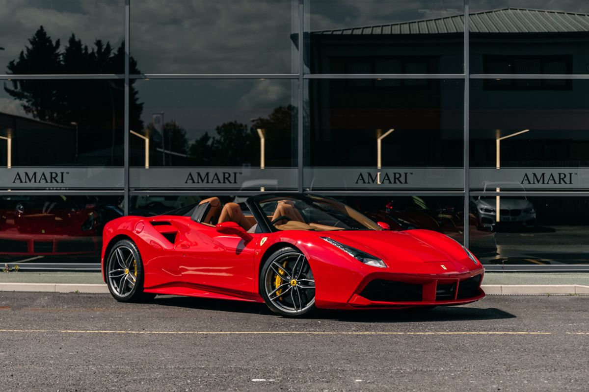 FERRARI 488 CONVERTIBLE 3.9 SPIDER 2DR SEMI AUTOMATIC