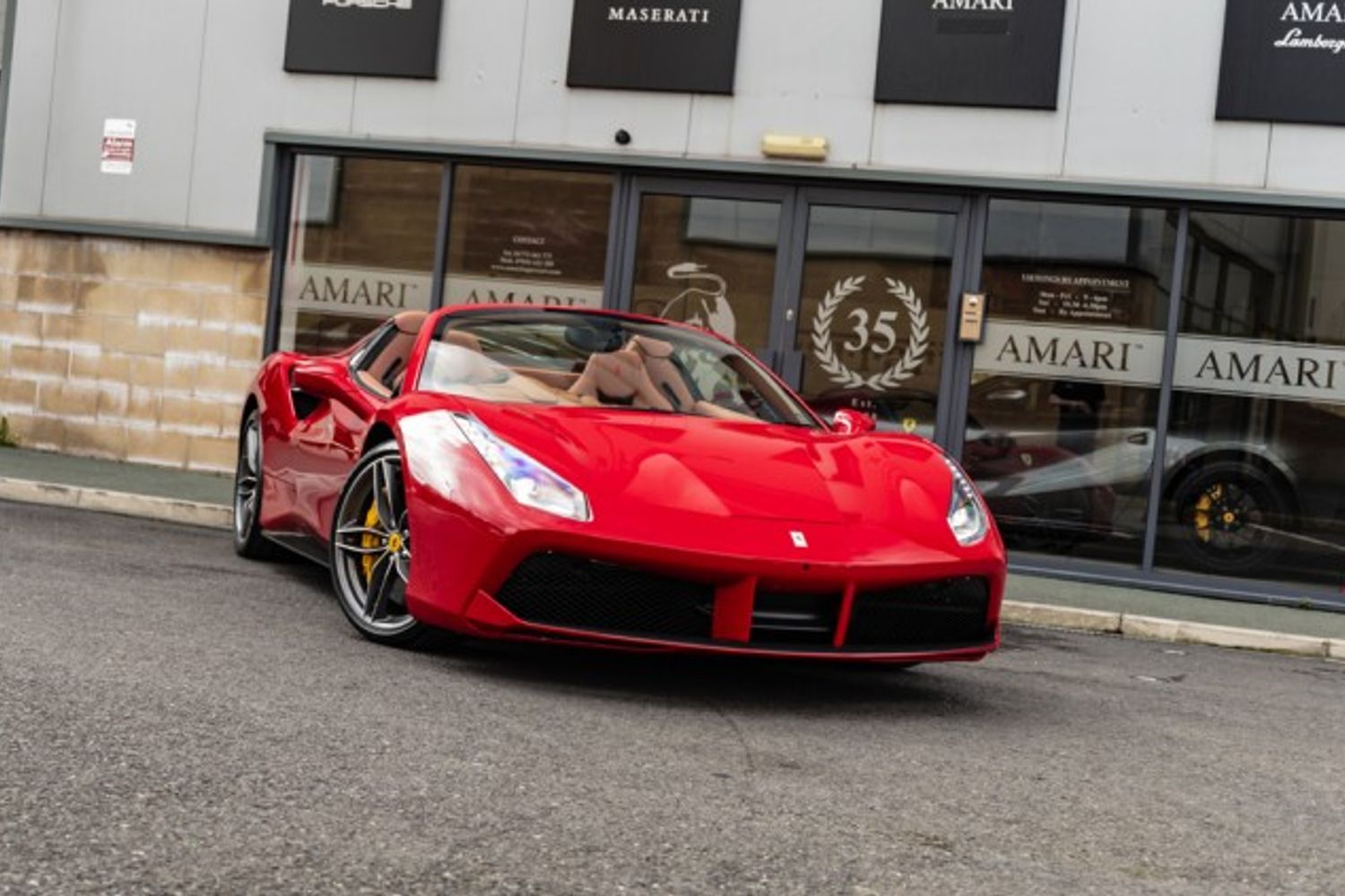 FERRARI 488 CONVERTIBLE 3.9 SPIDER 2DR SEMI AUTOMATIC