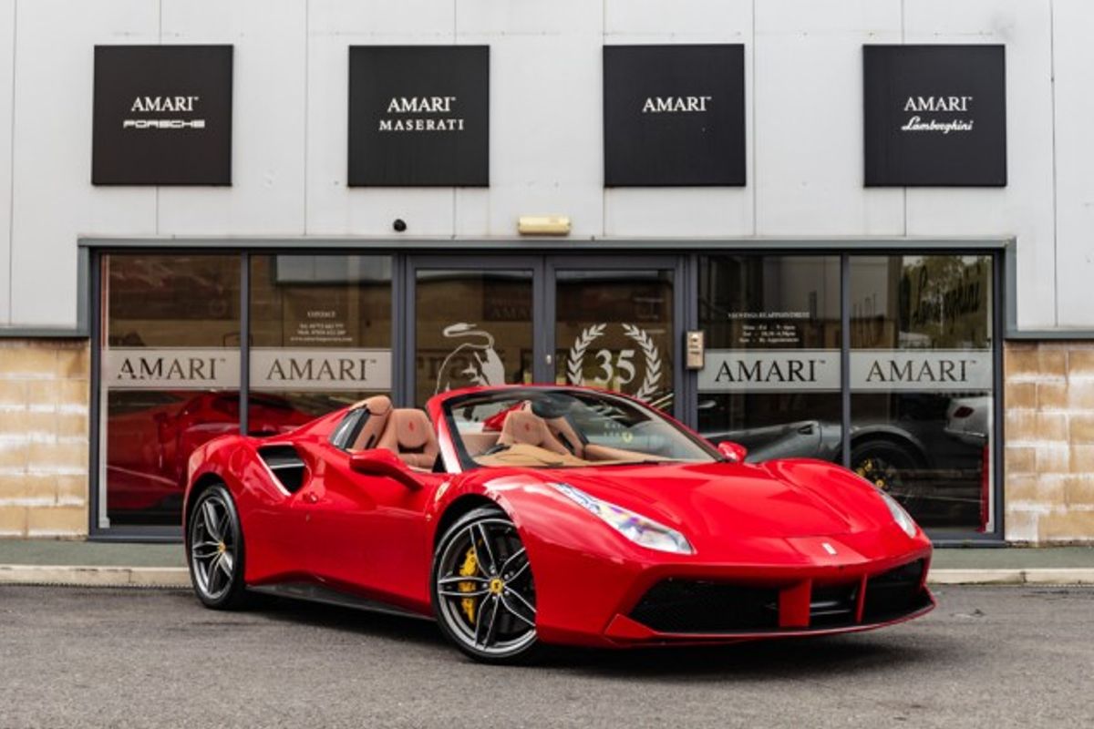 FERRARI 488 CONVERTIBLE 3.9 SPIDER 2DR SEMI AUTOMATIC