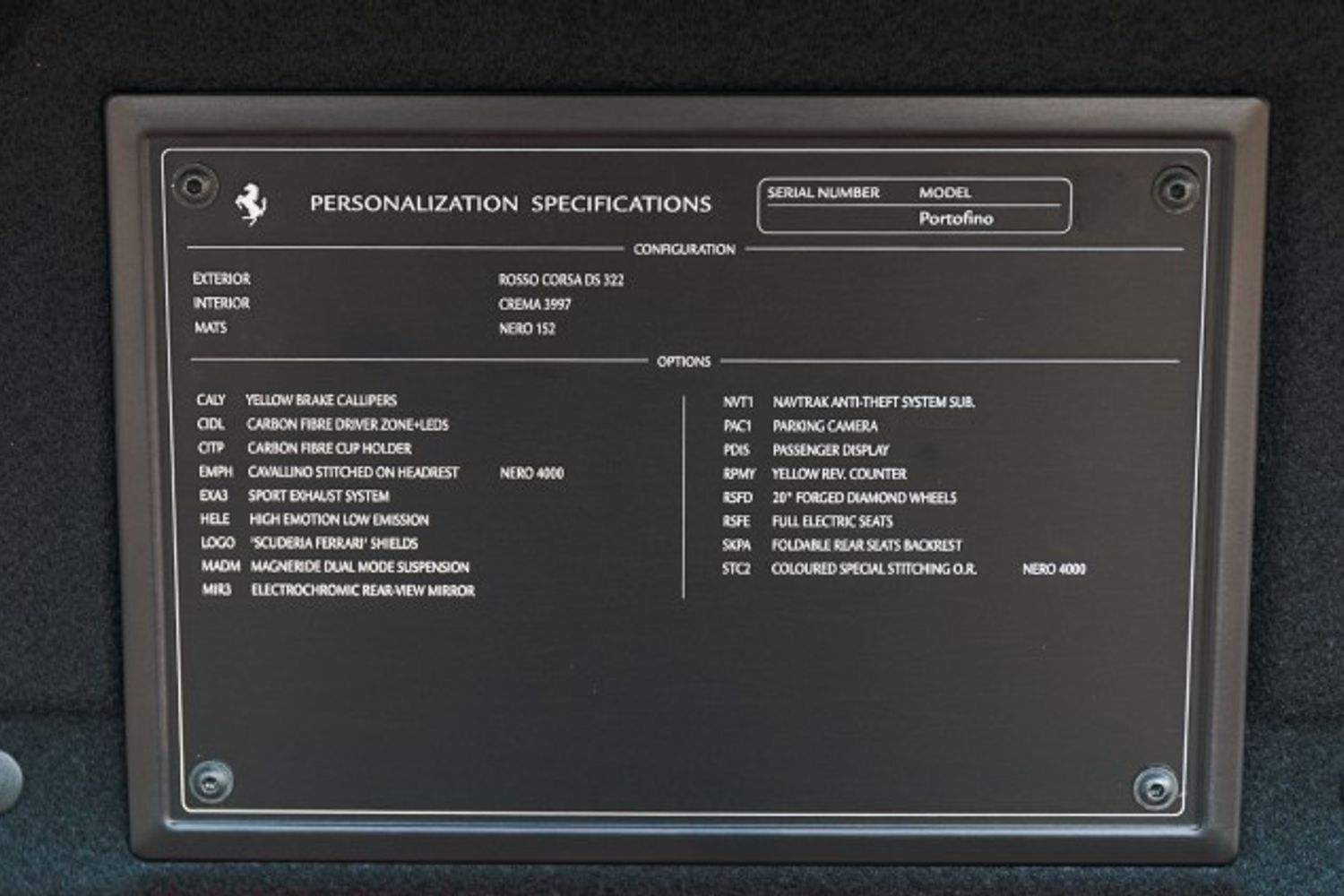 FERRARI PORTOFINO CONVERTIBLE 3.9 BCA 2DR SEMI AUTOMATIC