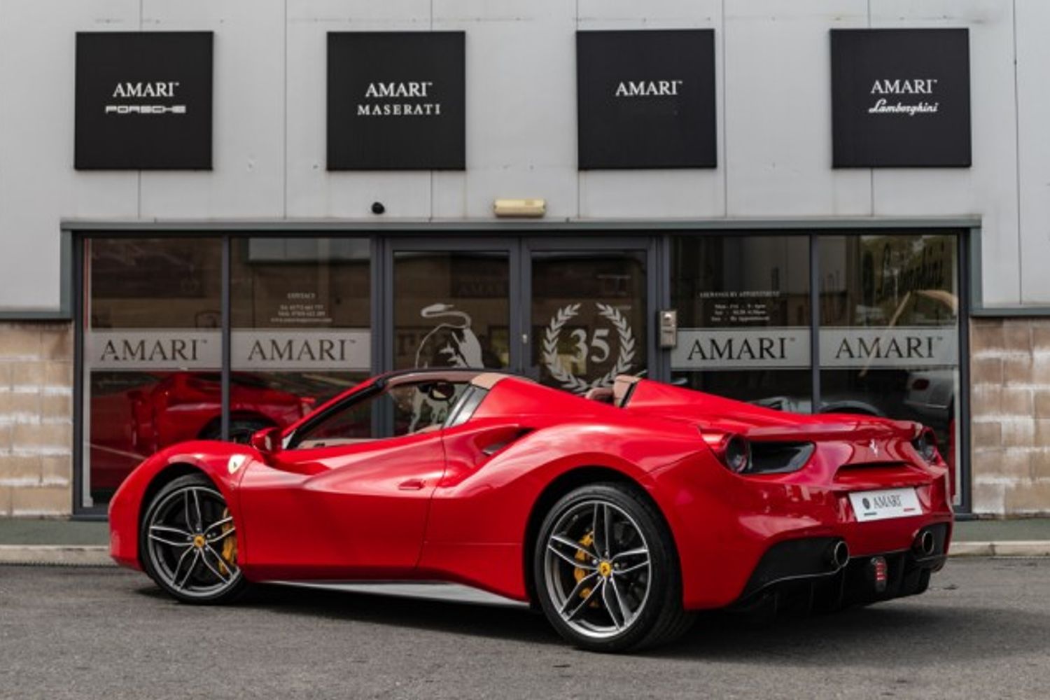 FERRARI 488 CONVERTIBLE 3.9 SPIDER 2DR SEMI AUTOMATIC