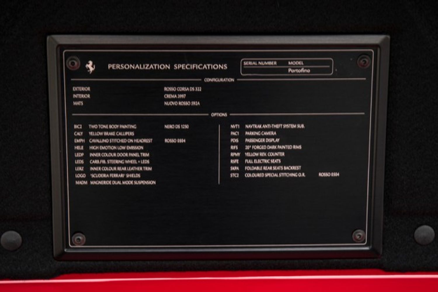 FERRARI PORTOFINO CONVERTIBLE 3.9 BCA 2DR SEMI AUTOMATIC