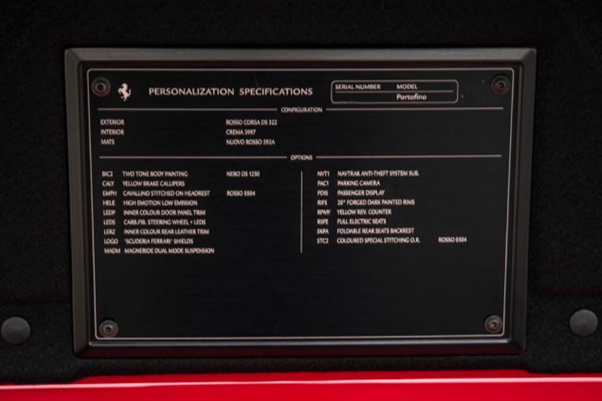 FERRARI PORTOFINO CONVERTIBLE 3.9 BCA 2DR SEMI AUTOMATIC