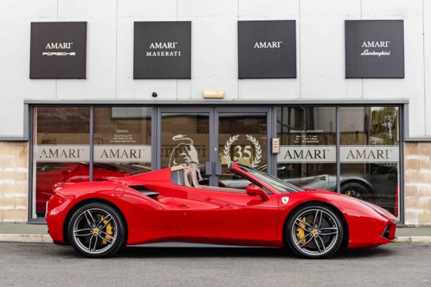 FERRARI 488 CONVERTIBLE 3.9 SPIDER 2DR SEMI AUTOMATIC