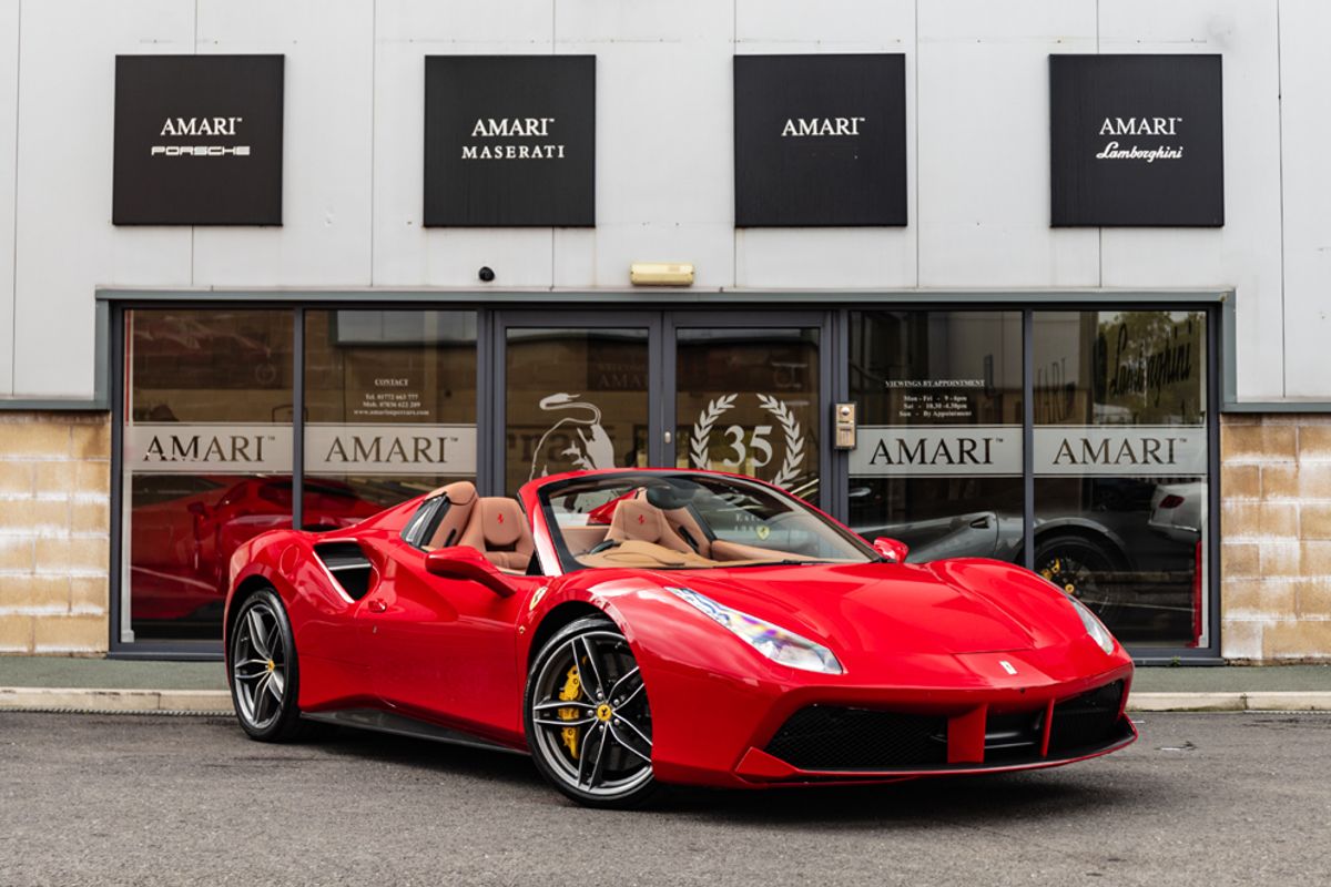 FERRARI 488 CONVERTIBLE 3.9 SPIDER 2DR SEMI AUTOMATIC