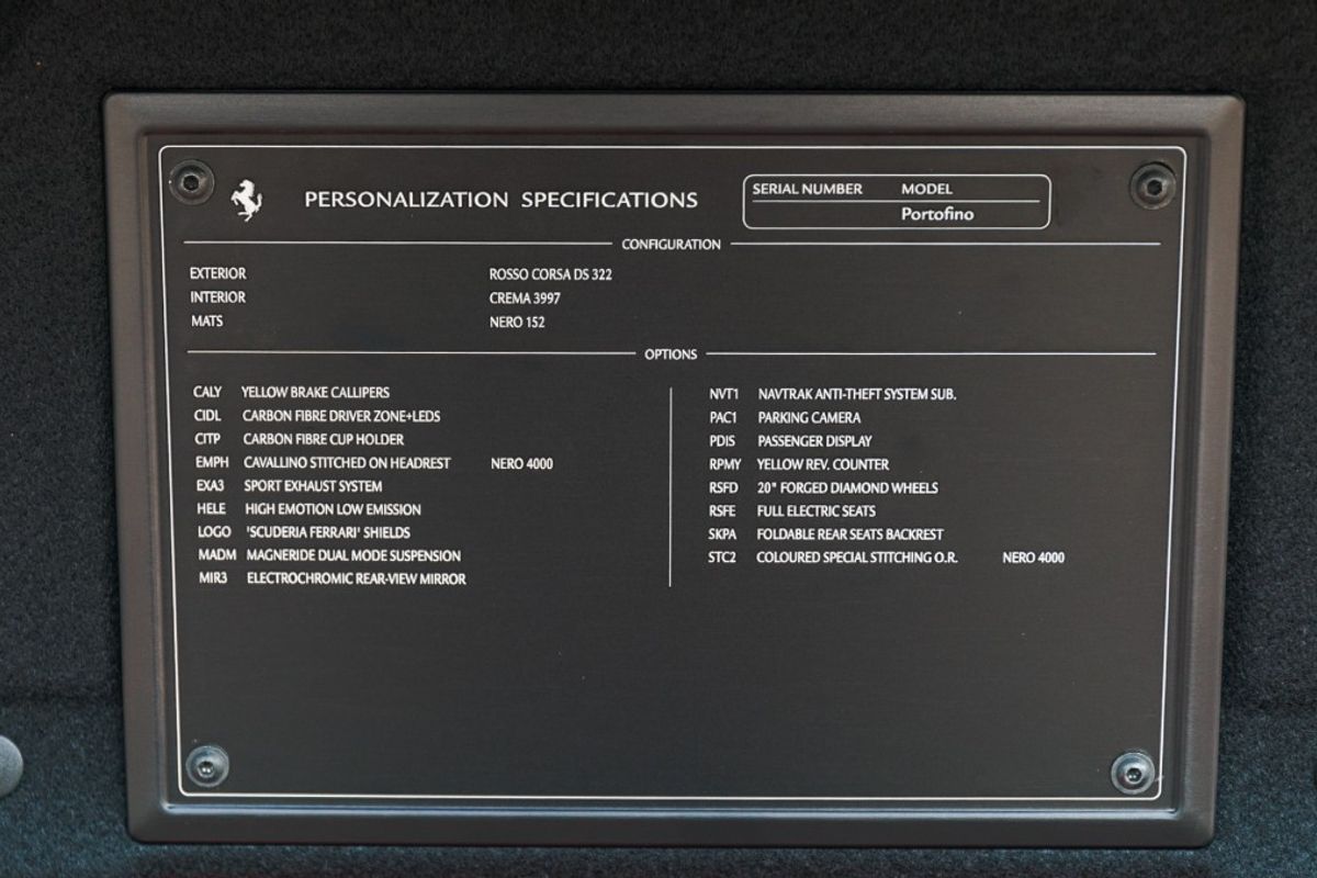 FERRARI PORTOFINO CONVERTIBLE 3.9 BCA 2DR SEMI AUTOMATIC