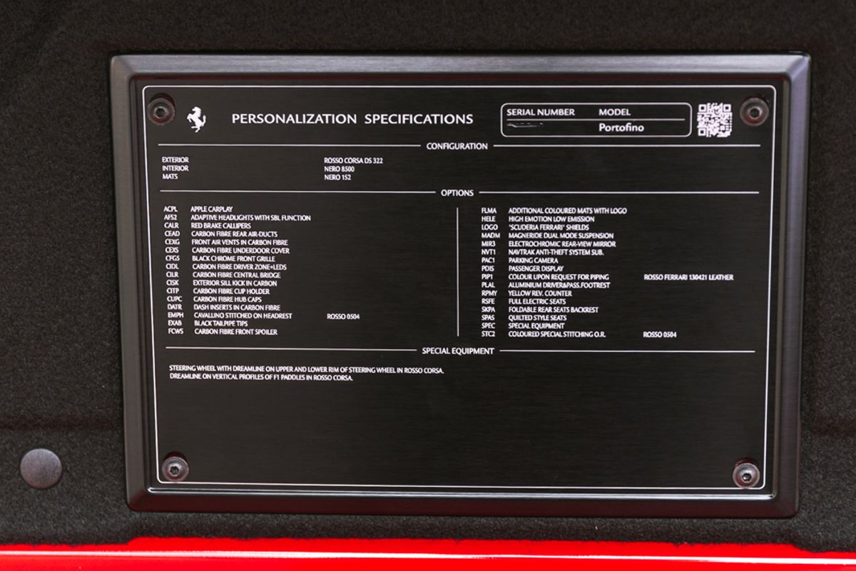 FERRARI PORTOFINO CONVERTIBLE 3.9 BCA 2DR SEMI AUTOMATIC