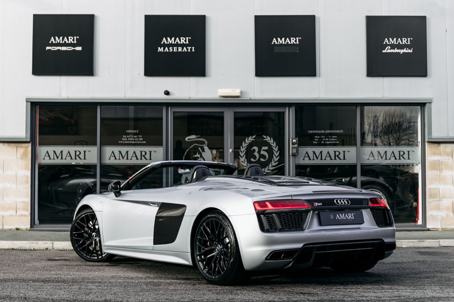 AUDI R8 CONVERTIBLE 5.2 SPYDER V10 QUATTRO 2DR SEMI AUTOMATIC