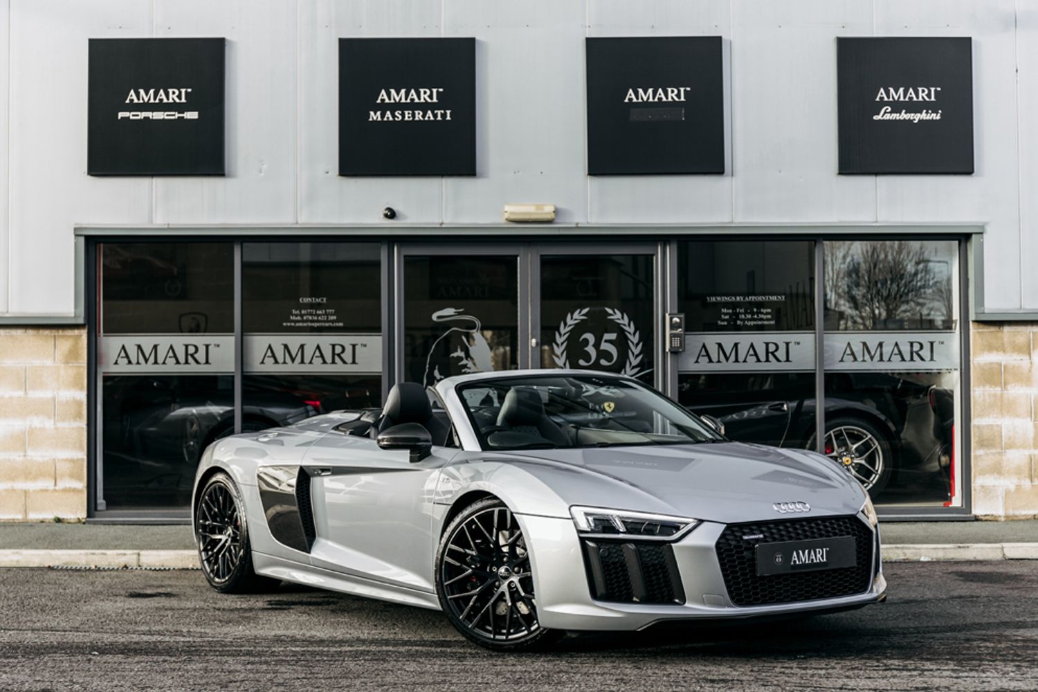 AUDI R8 CONVERTIBLE 5.2 SPYDER V10 QUATTRO 2DR SEMI AUTOMATIC