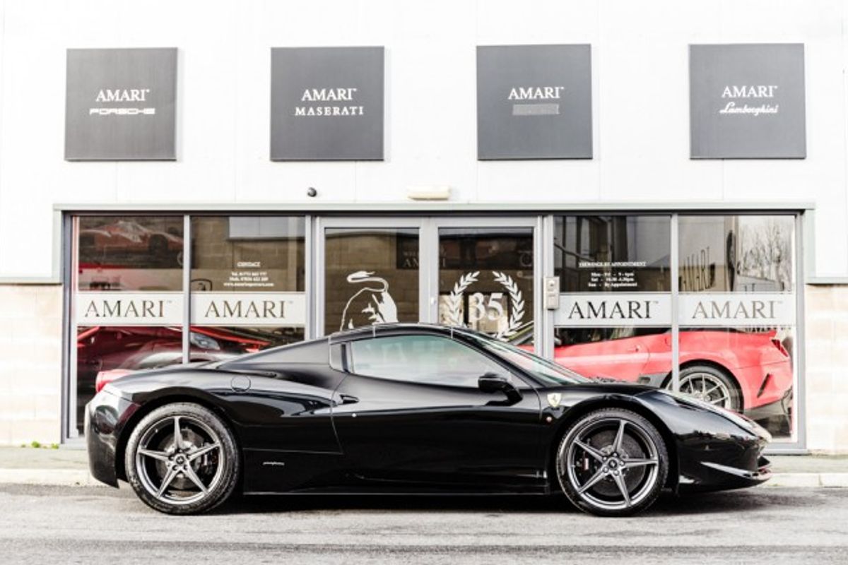 FERRARI 458 CONVERTIBLE 4.5 SPIDER DCT 2DR SEMI AUTOMATIC
